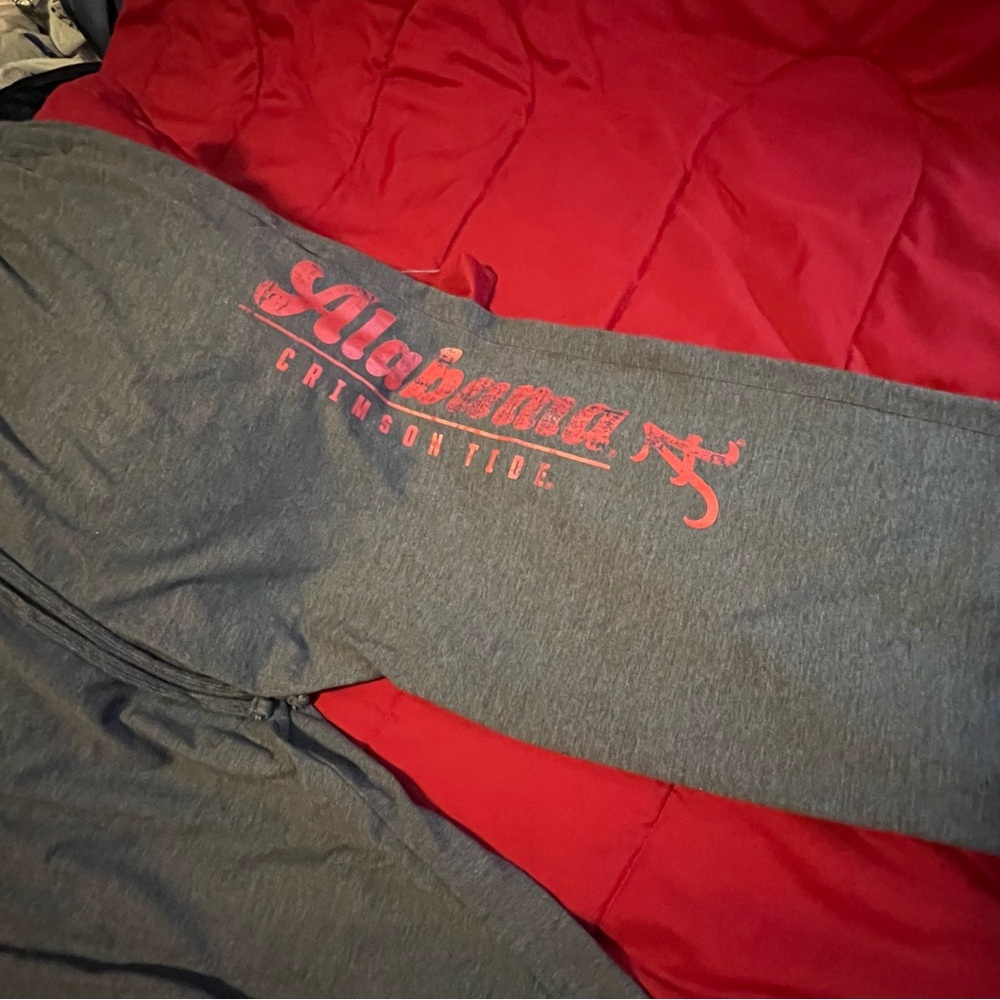 Crimson Tide Varsity Profile Big & Tall Bama Gray Sweatpants SIZE 5XL Roll Tide
